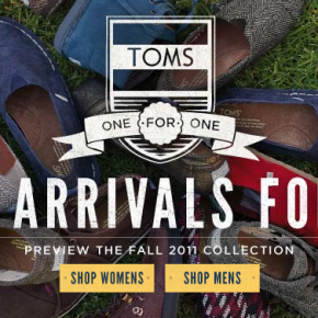 TOMS Fall Collection - Lovin' It